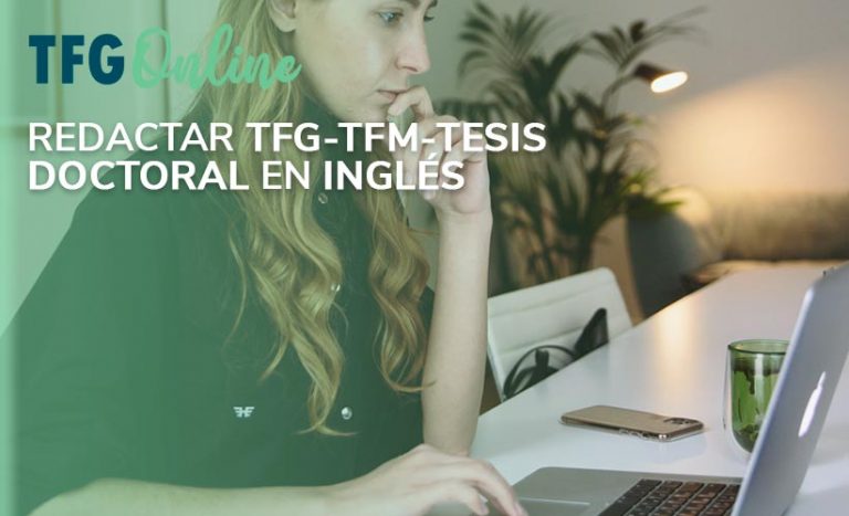 TFG-TFM-Tesis doctoral en Inglés